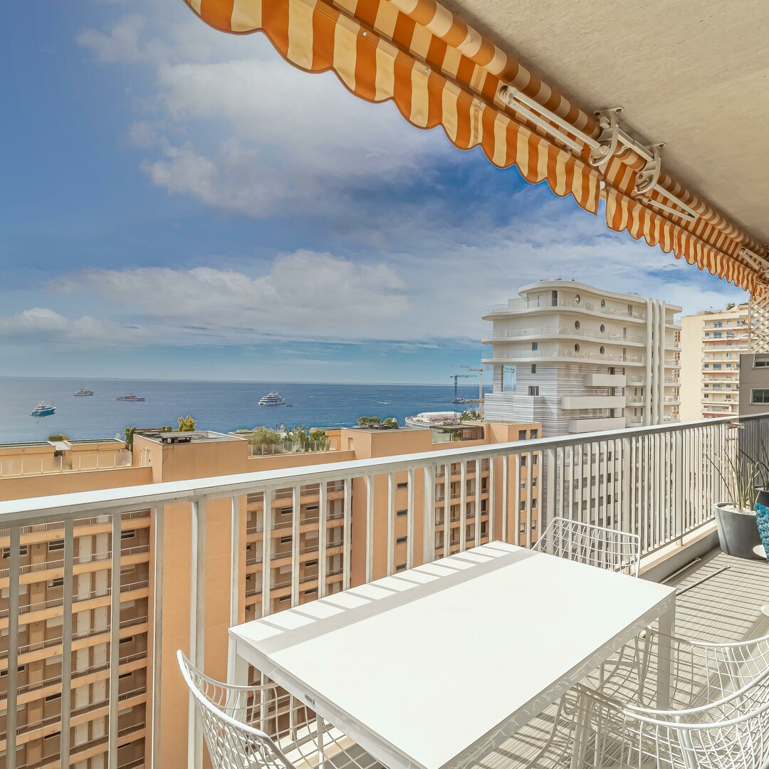 Luxurious 1-bedroom apartment with sea view