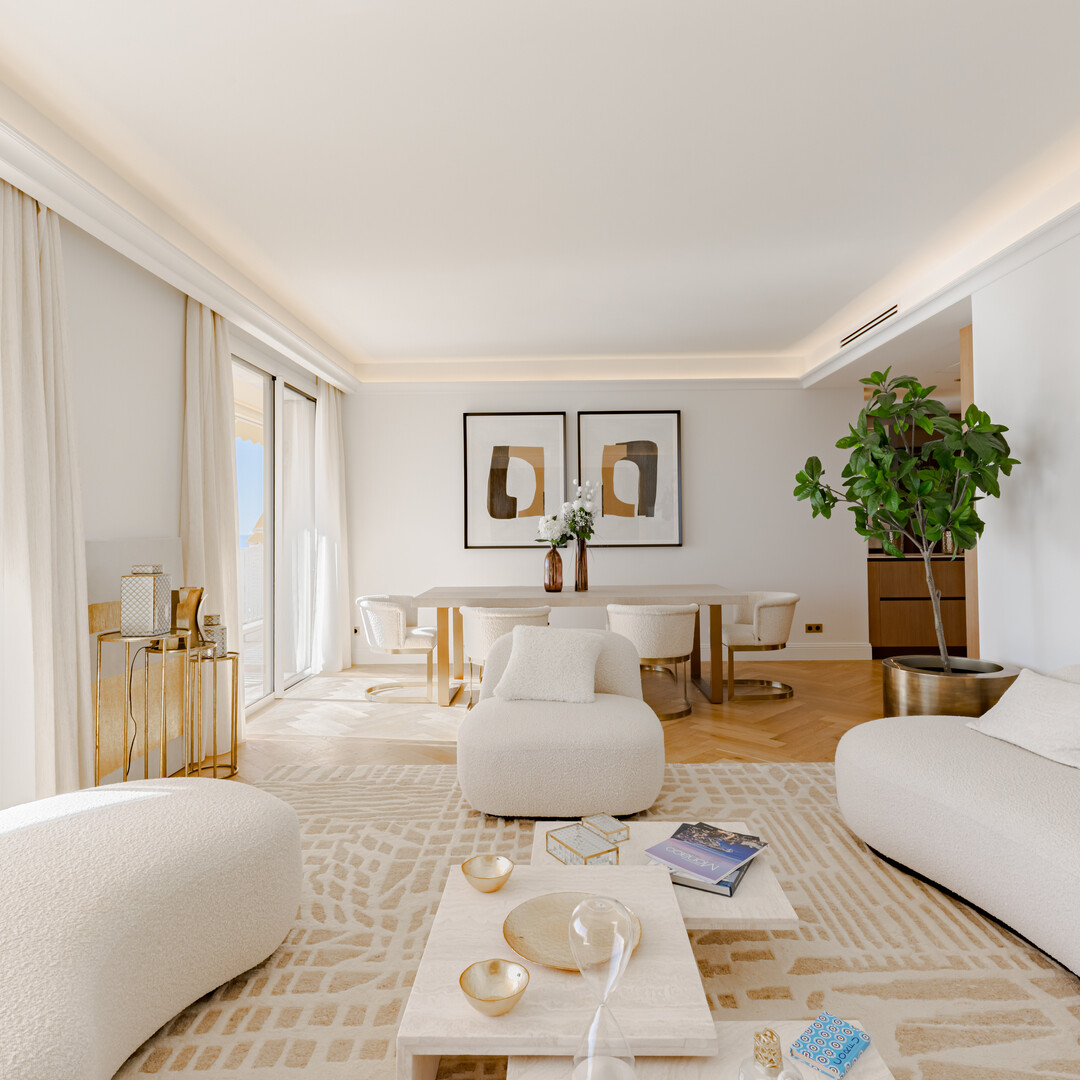 LES ABEILLES – EXCEPTIONAL 2 BEDROOM APARTMENT FURNISHED WITH SEA VIEW