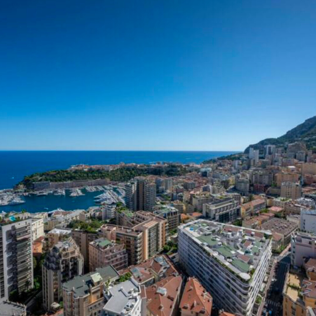 Renovated 1-Bedroom Apartment with Panoramic Views of Monaco, the Sea, and the Rock